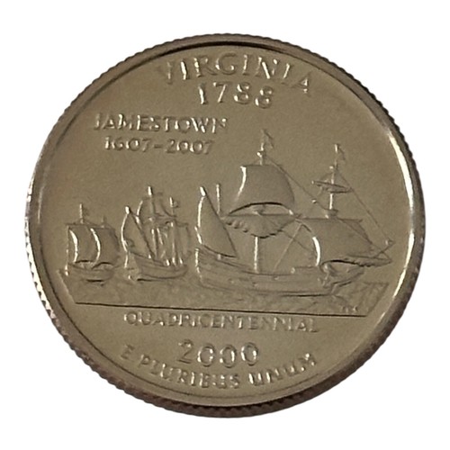 Virginia State Quarter 2000-S Proof Coin Clad San Francisco Mintmark - Picture 8 of 8