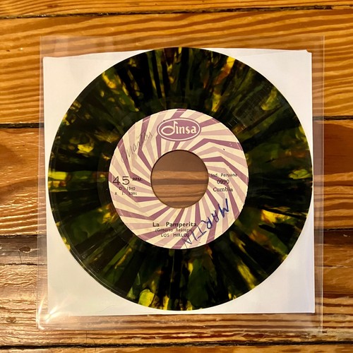 Los Mirlos: La Marcha Del Pato 7" farbiges Vinyl 45rpm OG Chicha peruanisch sehr guter Zustand + - Bild 2 von 3