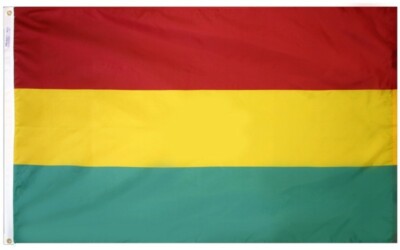 Bolivia Bolivian Civil Flag 2x3 Annin 190655 NYL-GLO High Quality  Priority Ship