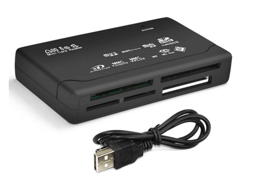 Memory Card Reader Mini 26-IN-1 USB 2.0 High Speed For CF xD SD MS SDHC - Picture 2 of 9