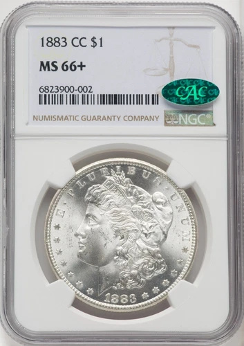 1883-CC Morgan Dollar S$1 NGC MS66+
