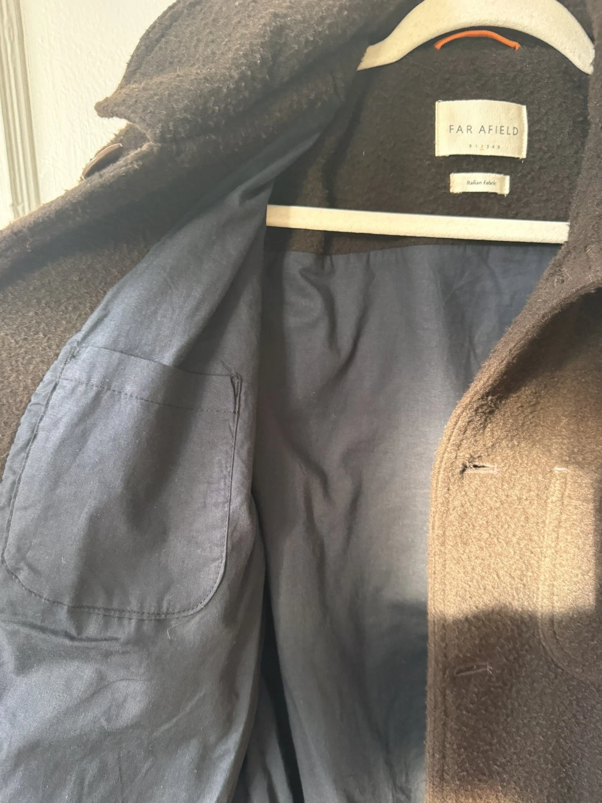 Far Afield Station Jacket - Slate Brown Tuscan Pile Men's Medium image 7