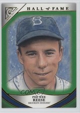 2019 Topps Gallery Hall of Fame Green 105/250 Pee Wee Reese #HOFG-6 HOF 8mm