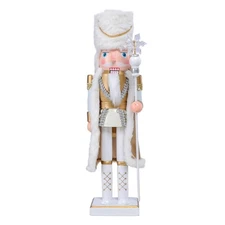 15 Inch Nutcracker Christmas Decorations, Wooden Nutcracker Figure Ornament G...