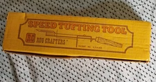 Rug Crafters Speed Tufting Tool Set Original Box Tufting Gauge and Ruler
