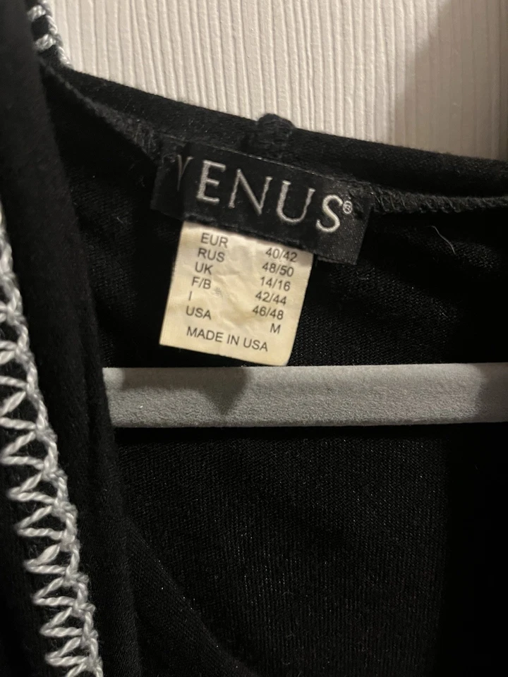 Top negro manga larga Venus talla XL Foto 2 de 2