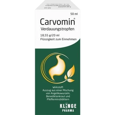 KLINGE PHARMA GMBH CARVOMIN Verdauungstropfen 50 ml PZN 02470520