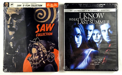 SAW 1-8 COLLECTION STEELBOOK & I Know What You Did Last Summer (1997) 4K HORROR