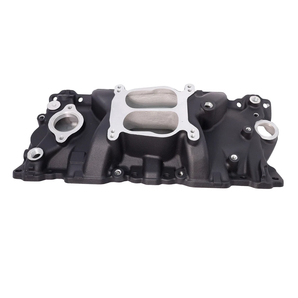 Black Intake Manifold for Chevy GMC 262-400 V8 Performer Series 87-95 Foto 4 de 4