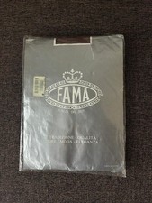 Vintage Fama Italian Nylons Unworn in Original Packaging Brown, Size 2 