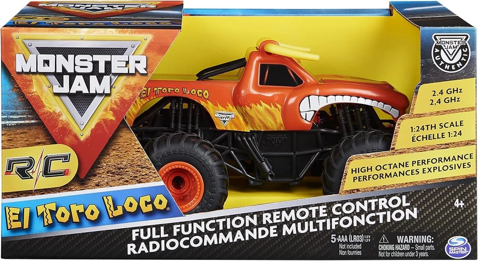 Realistic 1:24 Scale El Toro Loco RC Monster Truck - Control Up to 6 Vehicles - Image 4 of 4
