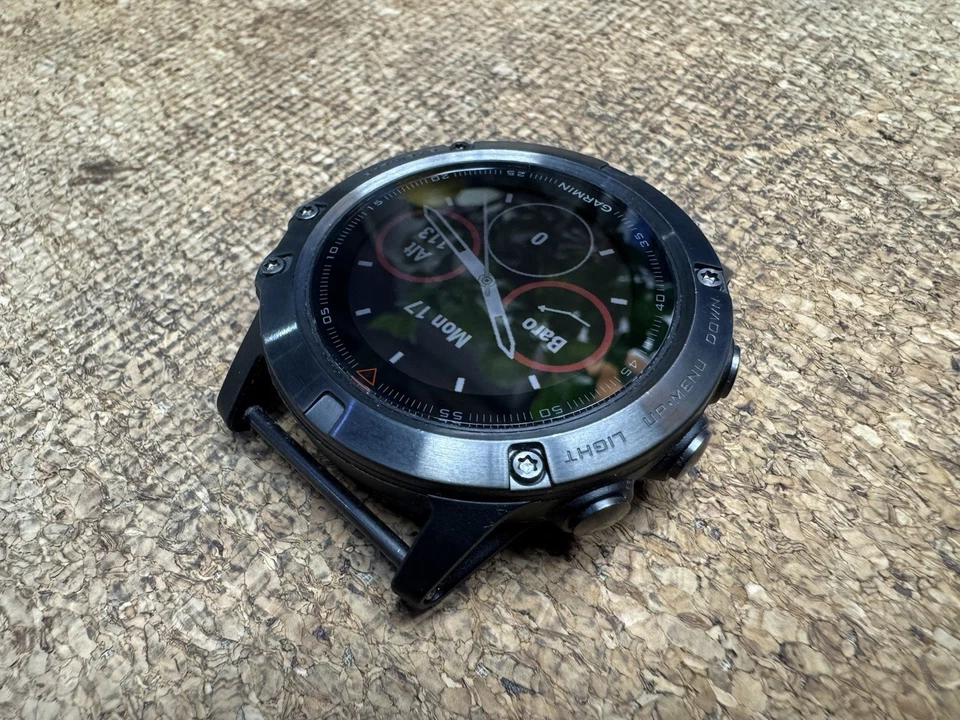 Garmin Fenix 5X Sapphire 52mm Ottime Condizioni Solo Orologio Ultimo Firmware - Immagine 3 di 4
