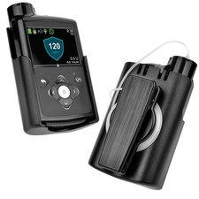 Insulin Pump Case with 360 Degree Swivel Belt Clip Holder