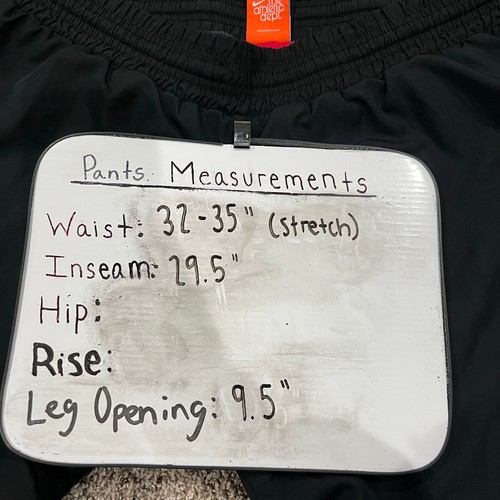 Vintage y2k Damen schwarz Nike weites Bein gefüttert Baggy Windbreaker Trainings Jogginghose - Bild 8 von 8