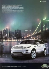 2011 RANGE ROVER EVOQUE In a City That Attracts Millions Could A Car...PRINT AD