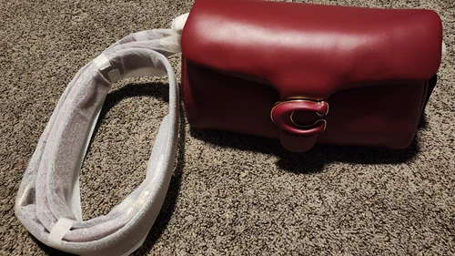 Coach C0772 Pillow Tabby Shoulder Bag 26 Red Apple Leather Crossbody - BRAND NEW