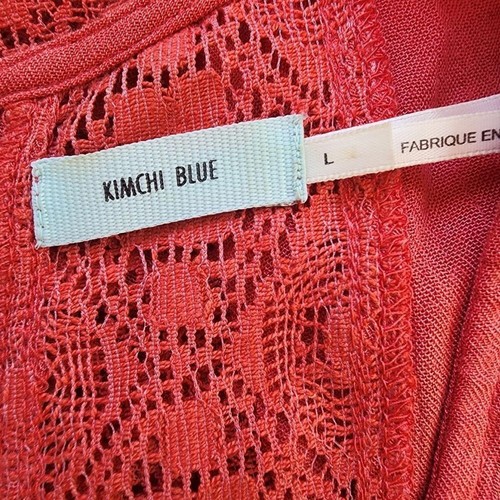 Canotta Kimchi blu rosa in pizzo e bottoni sul retro (L) - Foto 5 di 5