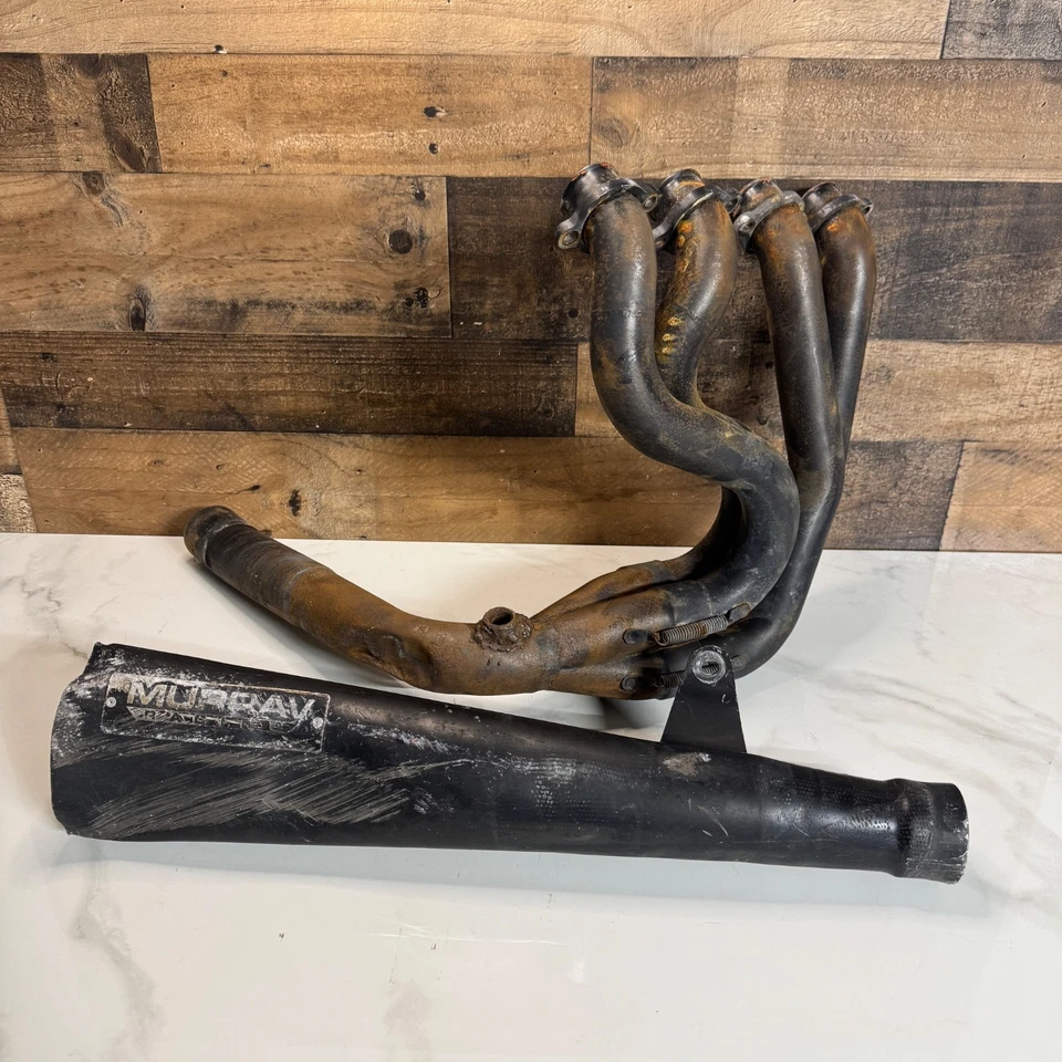 99-07 Suzuki Hayabusa GSX1300R MURRAY SIDEWINDER TUBO DE ESCAPE COMPLETO CABEZAL CARRERA Foto 3 de 4