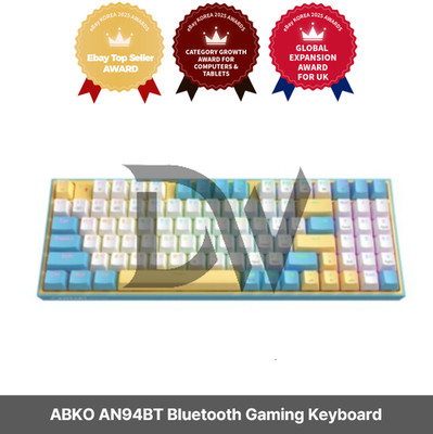 ABKO AN94BT Bluetooth Gaming Tastatur (Zitronenkorb, Rot Linear)