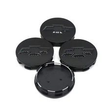 4PCS Gloss Black Wheel Rim Center Hub Caps For Silverado Suburban Tahoe 83MM