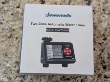 Dewenwils Two-Zone Automatic Water Sprinkler Timer HDWT01A1 Programmable