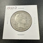 1903-O Barber Half Dollar 50c - .9 / Full Liberty / Nice Coin! - No Reserve!
