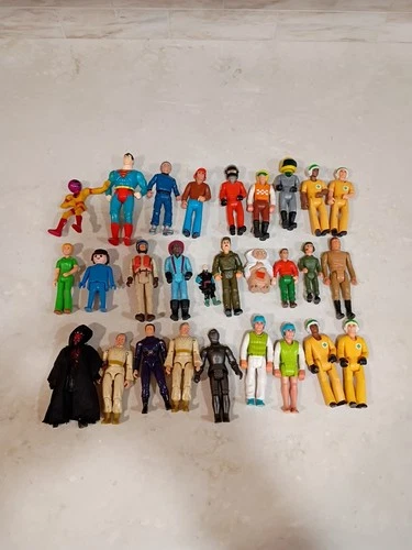 Vtg Star Wars, Gi Joe, Tonka, Fisher Price Adventure, Mixed Lot of 28 Figures