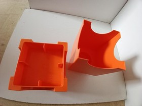 Lego Classic 10696 Brick Storage Box 1 Tenon 125x125x18cm Orange