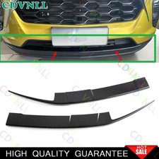 Protector de tira de parachoques delantero exterior de fibra de carbono ABS para Chevy Trax 2023-2026