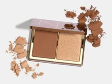Natasha Denona Alloy Cheek Duo Bronzing Blush & Highlighter Palette Full Sz  $49