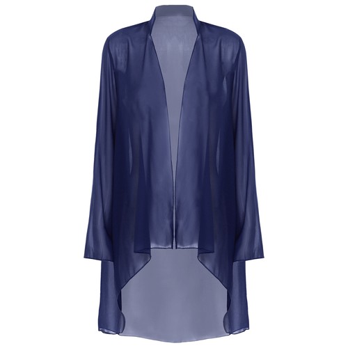 UK Women Kimono Cardigans Chiffon Cover Ups Casual Open Front Bolero Outerwear - Picture 62 of 106