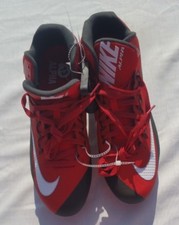 RED BLACK AUTHENTIC NIKE ALPHA PRO 2 FOOTBALL CLEATS SHOES 742766-630 MEN'S s13
