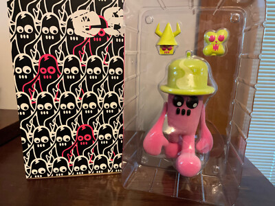 CAPEE by Mad Barbarians, Flocked Pink, Kidrobot Designer Vinyl Toy