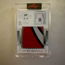2024 Leaf Q André Iguodala 2/3 “What not Exclusive” RARE! Tri color patch! 📈