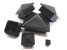 PIRAMIDE czarne KORKI SŁUPKA Nasadka lamelowa Nasadka Osłona Korek ogrodzeniowy