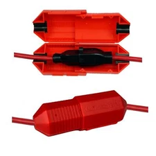 Cordsafe Outdoor Extension Cord Cover, Plug Connection Safety, 100pk