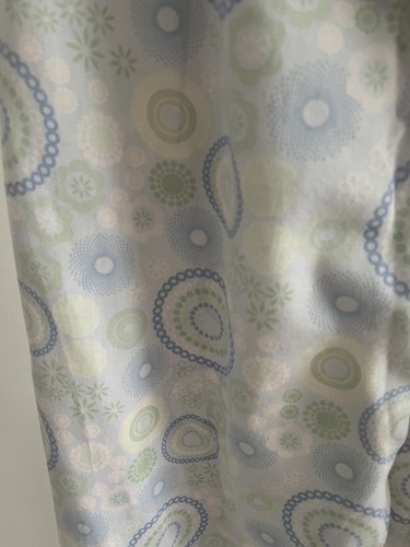 French Dressing Lingerie Satin 100% Cotton Cropped Pajama Pants Blue M - Picture 5 of 16