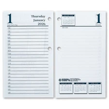 2026 HOD4717 House of Doolittle Desk Calendar Refill, 17 Style, 3-1/2 x 6"
