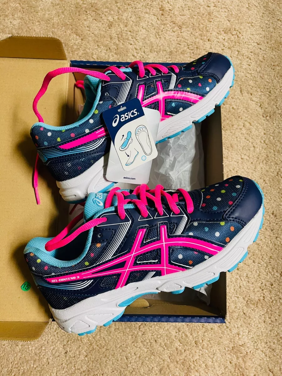 acoplador escanear con tiempo Asics Gel-Contend 3 GS girl&#039;s running shoes sneakers kid&#039;s youth  size 4.5 NEW | eBay