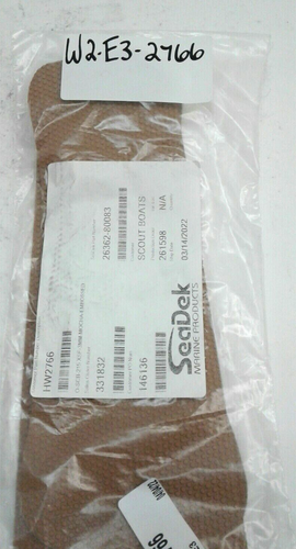 SeaDek 26362-80083 HW2766 Mocha 3mm Embossed Self Adhesive Non-Slip Pads 2 pcs - Foto 4 di 4