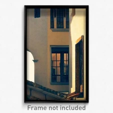 Pixel Art Poster - Muted Spanish Architecture (8 Bit Video Game Print)