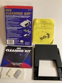 VINTAGE Nintendo Entertainment System (NES) Cleaning Kit Used. Open Box Complete