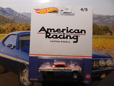 Hot Wheels Premium American Racing Custom Wheels  65 Mercury Comet Cyclone RR