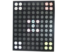 Chip Insert 99 Casino Chips Display Board 20 x 24 HOLDS 99 Favorite Chips *