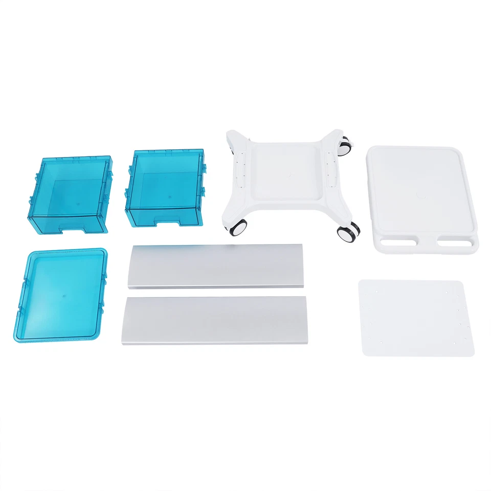 Многоуровневая тележка для хранения медицинских/красотных инструментов MobileTrolley с 2 ящиками - Изображение 3 из 4