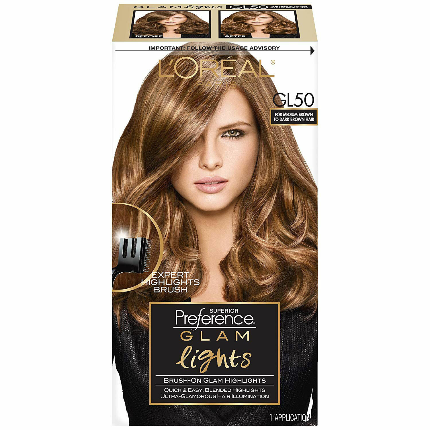 Loreal, Preference Ombre Hair Color, Gl50 Medium Brown-Dark, Damaged Box  Read D 71249266595 | Ebay