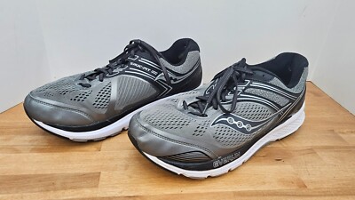 Saucony Mens Echelon 7 Sz 12 XW S20470-1 Gray Running Shoes Sneakers Extra Wide