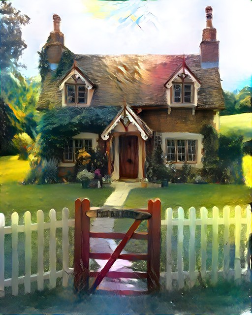 NFT Crypto Art - Double Chimney Cottage 2 - Beautiful - Affordable - NFT Art! NFT Crypto Art - Double Chimney Cottage 2 - Beautiful - Affordable - NFT Art!