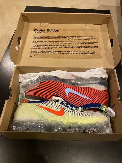 nike air vapormax flyknit 3 exeter edition men's shoe