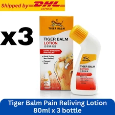 Pain Reliving Lotion Extra Strength Tiger Balm 80ml x 3 bottle DHL Ship Tracking